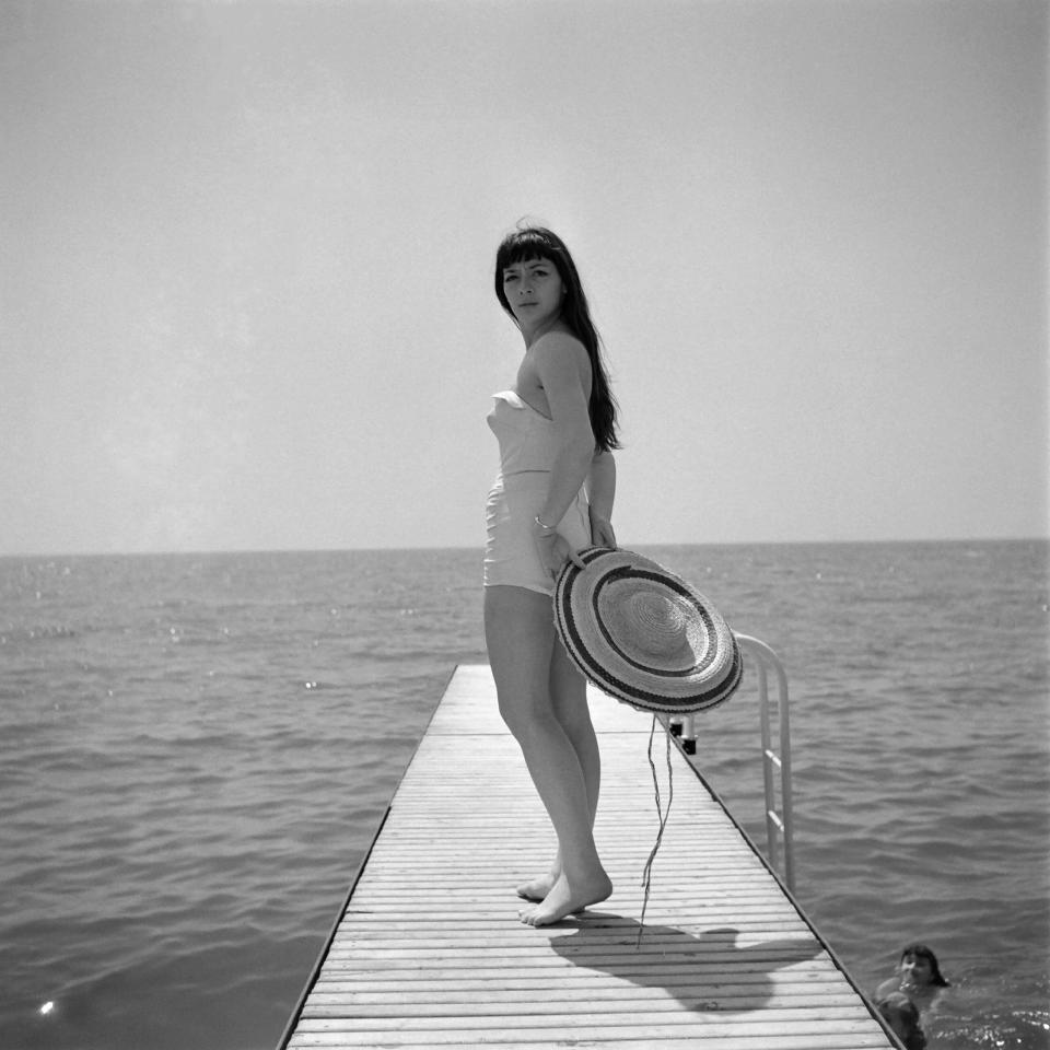 <em>Water Babies</em>. Juliette Gr<span>é</span>co in Nice in 1951. (Credit: AFP via Getty Images)