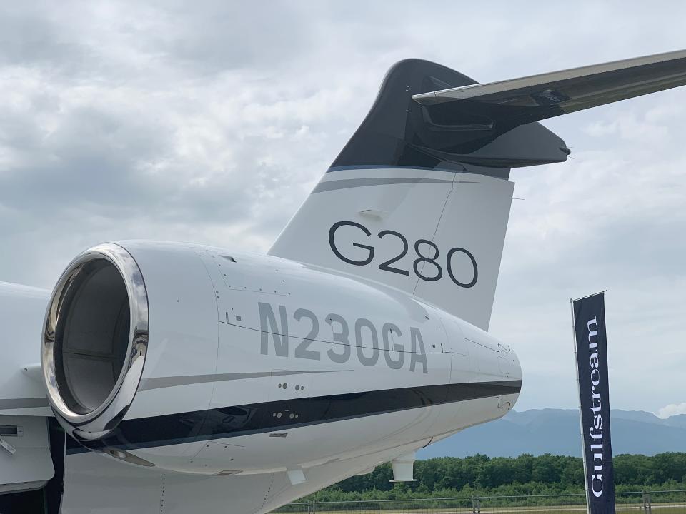 The Gulfstream G280.