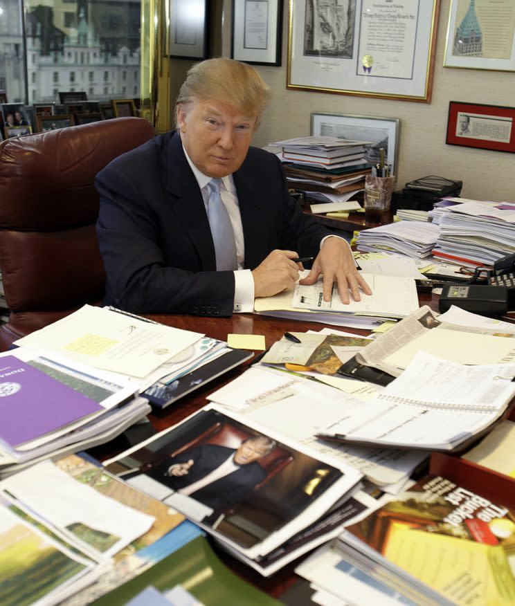 Donald Trump in2010. (AP Photo/Richard Drew)