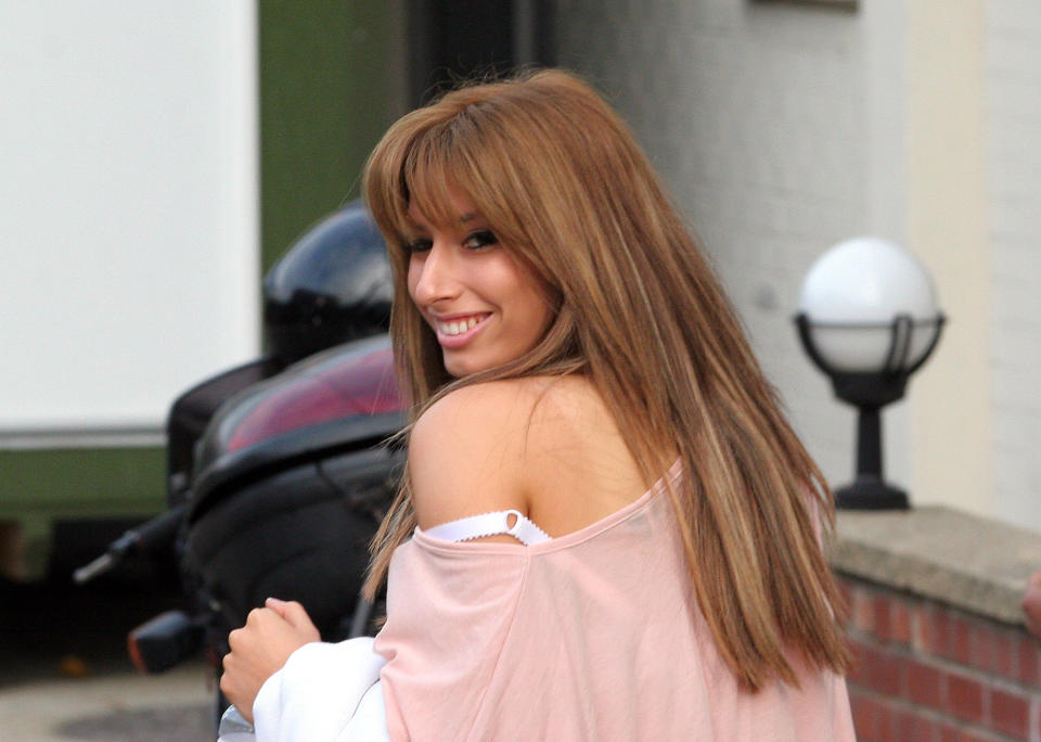 X Factor finalist Stacey Solomon arriving at a studio for rehearsals London, England - 09.10.09