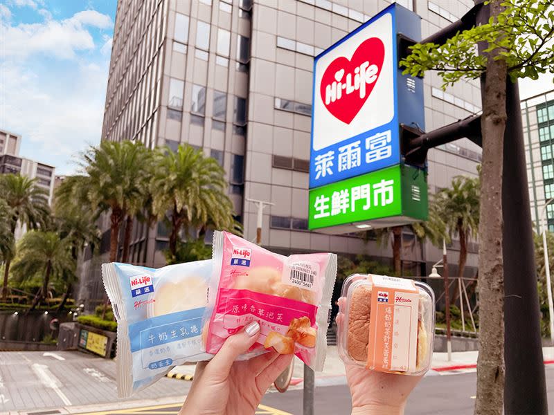 萊爾富搶攻甜蜜商機，推出甜點新品牌「Hi sweeti」亮相，推出泡芙、舒芙蕾蛋糕、生乳捲三款新品。（圖／品牌業者提供）