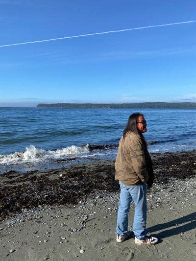 <span class="caption">Jack, formerly unhoused for over 30 years, strengthening his spirit at a land-based healing camp.</span> <span class="attribution"><span class="source">(Aboriginal Coalition to End Homelessness)</span>, <span class="license">Author provided</span></span>