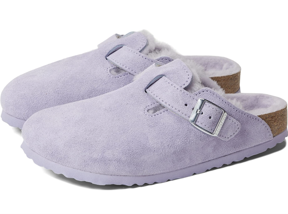 Birkenstock Boston Shearling purple fog