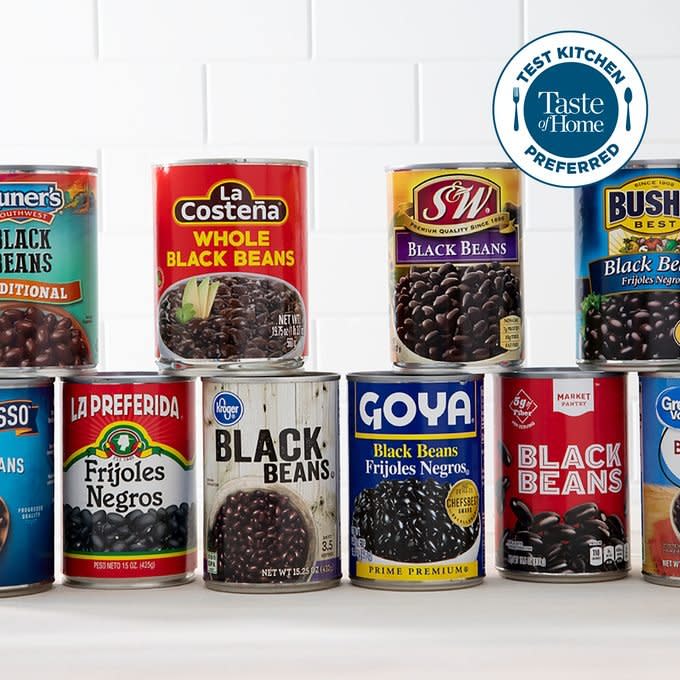 <a href="https://www.tasteofhome.com/article/the-best-black-beans-according-to-our-test-kitchen/" rel="nofollow noopener" target="_blank" data-ylk="slk:Black Beans;elm:context_link;itc:0;sec:content-canvas" class="link rapid-noclick-resp">Black Beans</a>