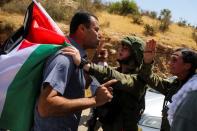 An Israeli-Palestinian "flags war" brews as violence flares