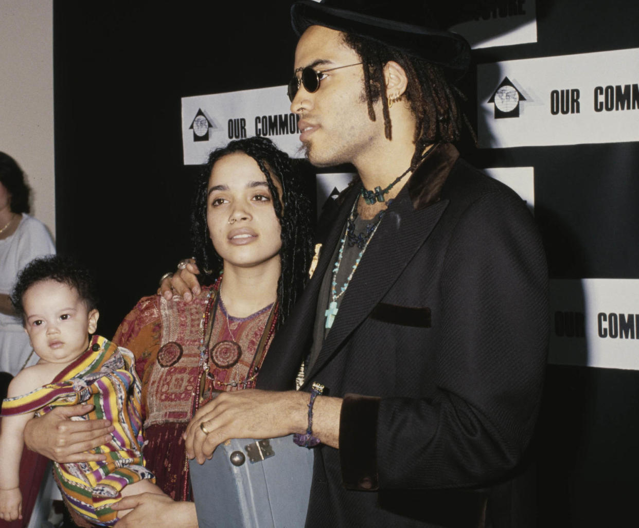 Lisa Bonet, Zoe and Lenny Kravitz (Vinnie Zuffante / Getty Images)