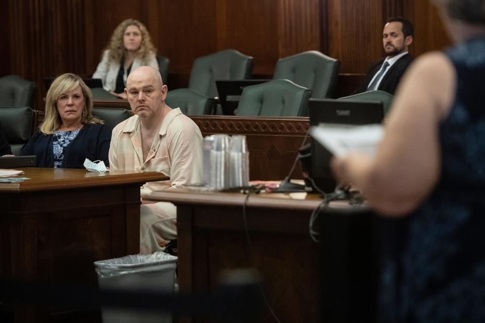 Denise Vlahakis, the mother of Zebb Quinn, speaks during Robert Jason Owens' plea hearing July 25, 2022.