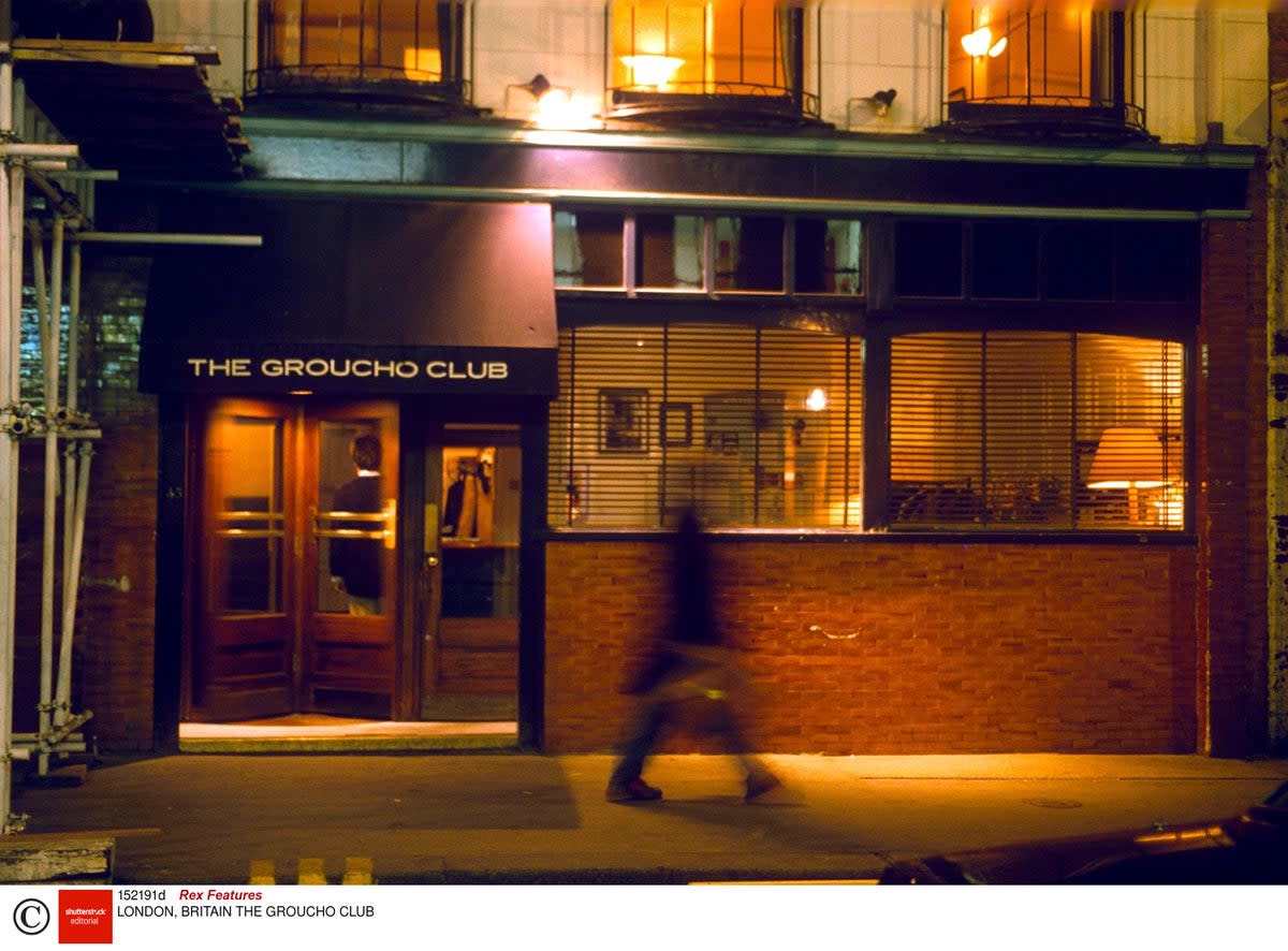 Home for hell-raisers: the Groucho on Dean Street (Rex Features)