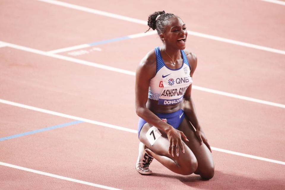 <p><strong>Country: </strong>GB</p><p><strong>Sport: </strong>100m and 200m sprints and 4x100m relay</p><p>One of the closest races to watch this competition will be when Asher-Smith takes to the track against sprint heavyweights like Shelly-Ann Fraser-Price. </p><p>Since 2016 - when Asher-Smith won a bronze medal with the women's relay team -<a href="https://www.elle.com/uk/life-and-culture/a27610194/dina-asher-smith-interview/" rel="nofollow noopener" target="_blank" data-ylk="slk:she has become the fastest woman in British history,;elm:context_link;itc:0;sec:content-canvas" class="link "> she has become the fastest woman in British history,</a> setting national records in the 100m and 200m. At the 2019 World Championships in Doha, Asher-Smith took gold in the 200m and silver in the 100m.</p>