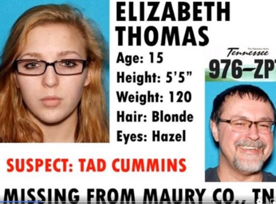 Elizabeth Thomas, 2017, Missing