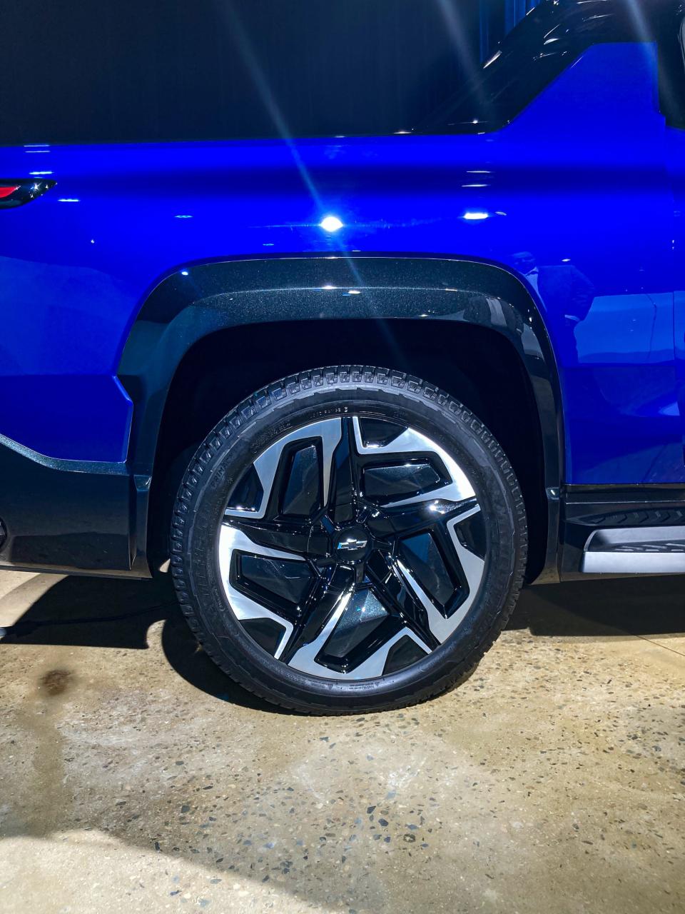 The Chevrolet Silverado EV electric pickup truck.