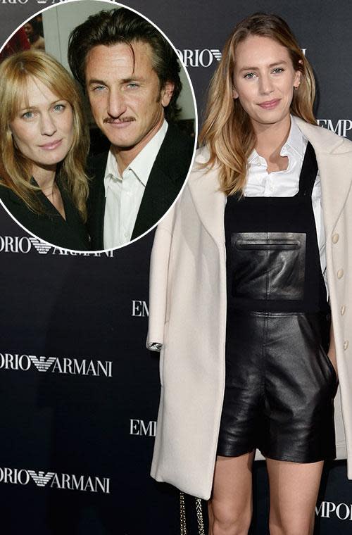 The 26-year-old daughter of Sean Penn and Robin Wright looks just like her House of Cards star mum.