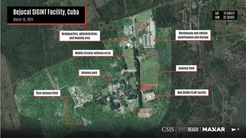 La base Bejucal à Cuba. // Source : Center for Strategic and International Studies