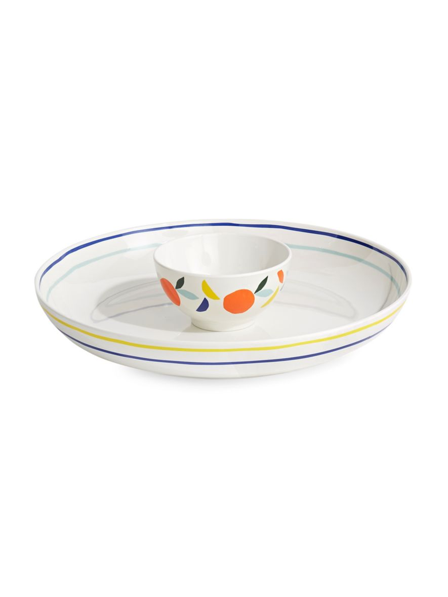 Kate Spade New York 2-piece Chip and Dip set. $42 (Originally $60). Image via Hudson's Bay. 