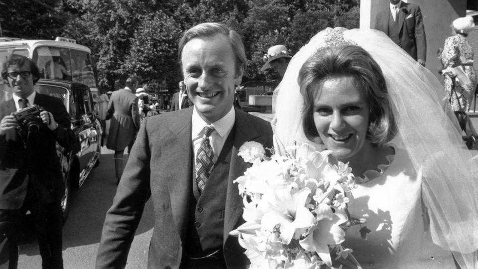 1973: Camilla’s wedding to Andrew Parker Bowles