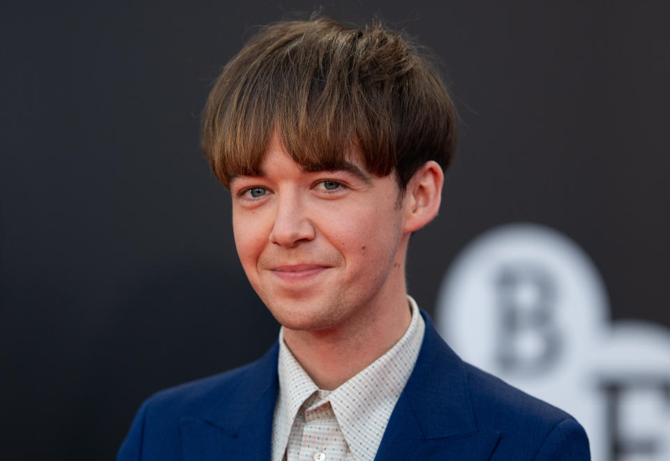 Alex Lawther attending 'The French Dispatch' UK Premiere during the 65th BFI London Film Festival in October 2021 in London. (Getty/WireImage)