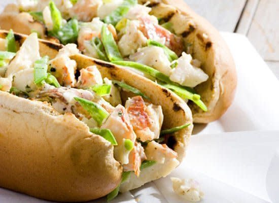 For this version of lobster rolls, grill lobster tails instead of boiling whole lobster. You could also make the recipe using crab legs.    <strong>Get the Recipe for <a href="http://www.huffingtonpost.com/2011/10/27/grilled-lobster-rolls_n_1049526.html" target="_hplink">Grilled Lobster Rolls</a></strong>
