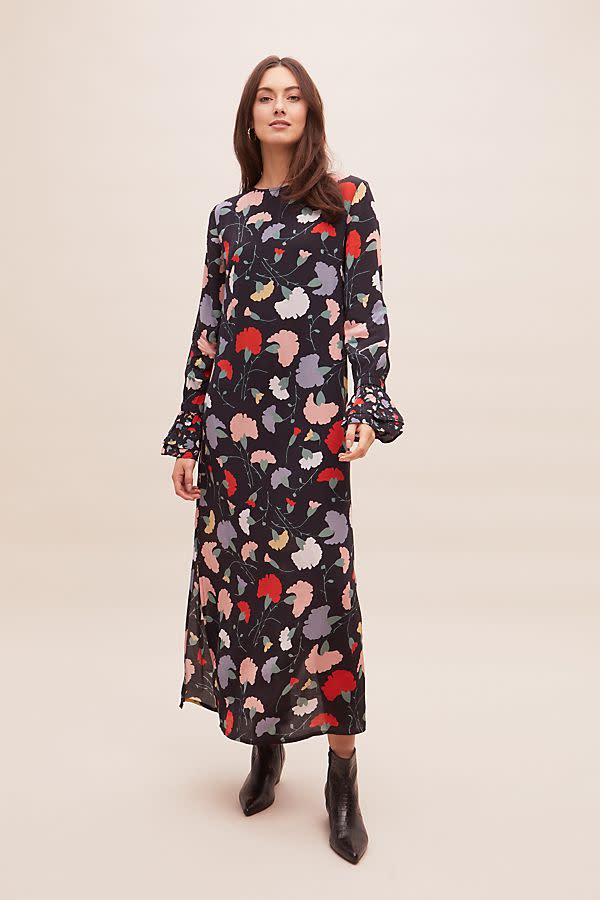 Anthropologie x Lily and Lionel Dakota Peony Dress 