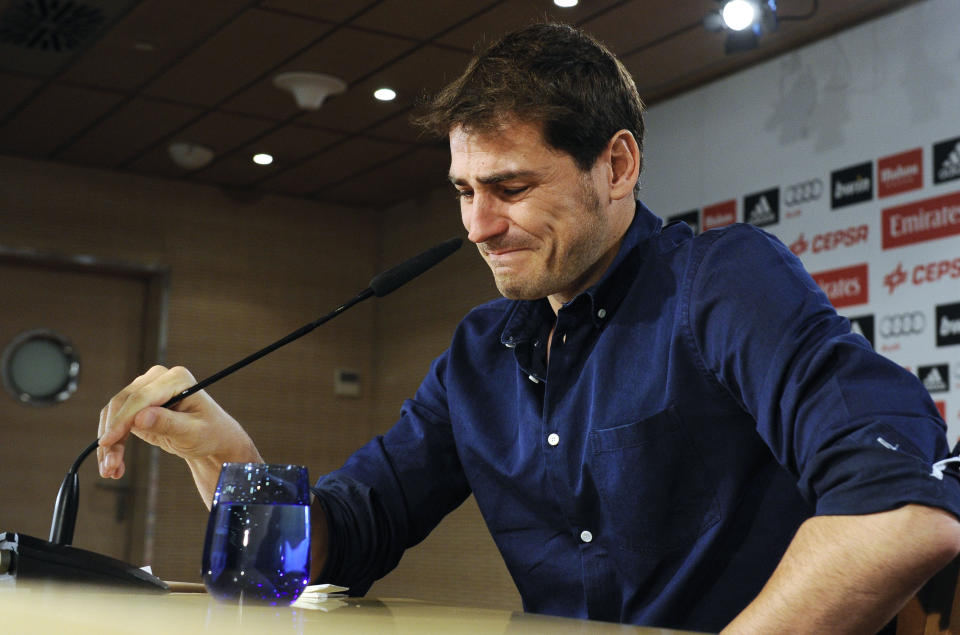 Iker Casillas se despide del Real Madrid. | Foto: Getty