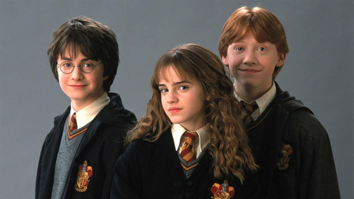 Daniel Radcliffe, Emma Watson and Rupert Grint (Credit: Warner Bros)