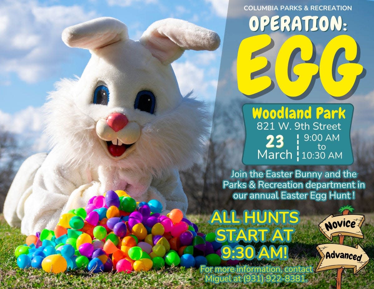 This weekend will feature many Easter-themed events, egg hunts and parties, including Operation: Egg at Woodland Park hosted by Columbia Parks and Recreation.