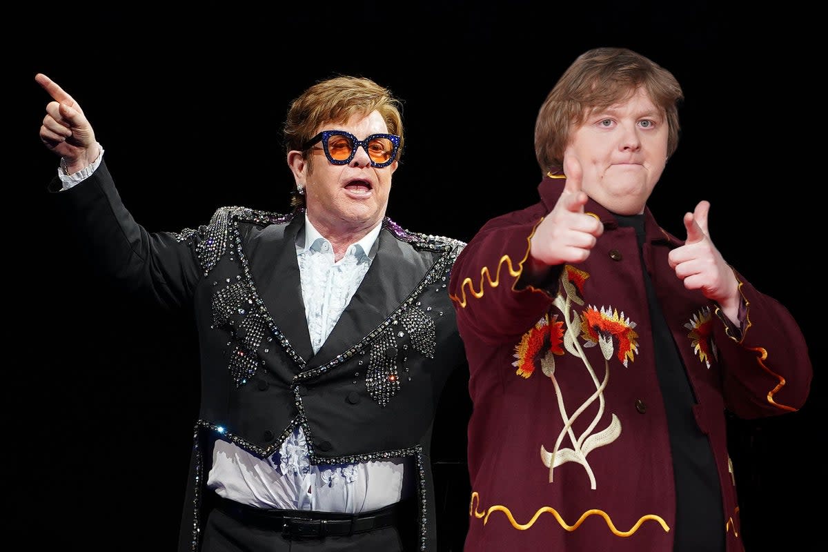 Lewis Capaldi has shared the contents of an email he received from Sir Elton John  (ES Composite)