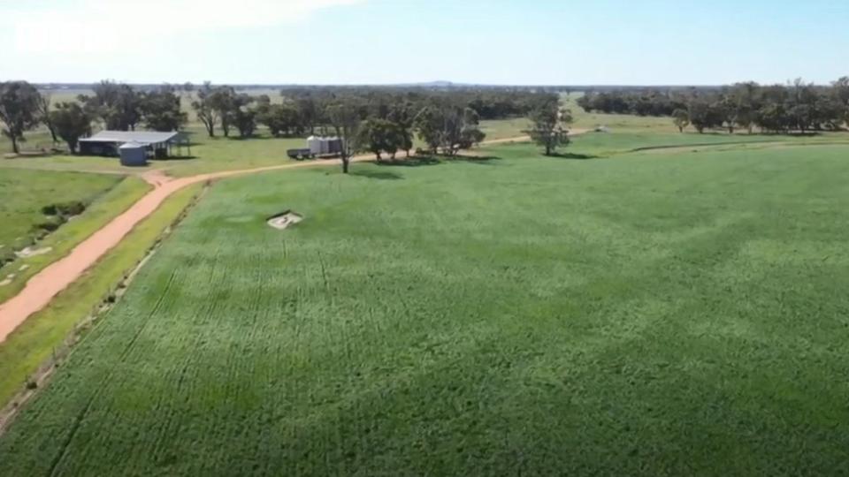 Una granja en Nueva Gales del Sur, Australia