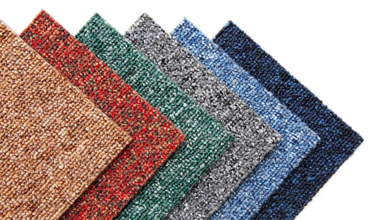 Carpet tiles can be easily swapped out for clean up when things get a bit messy.