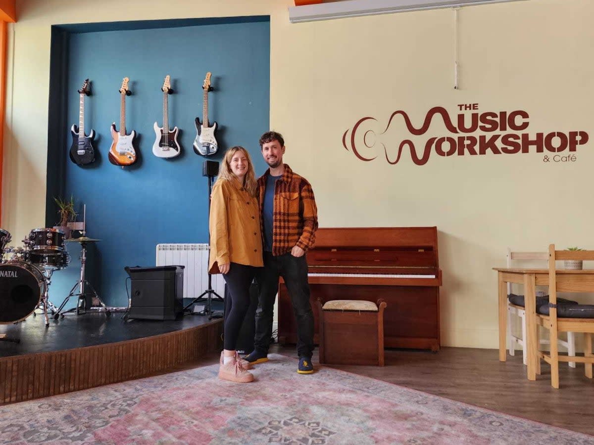 Pictured: The Music Shop owners Josie and Daniel Clark (The Music Workshop)