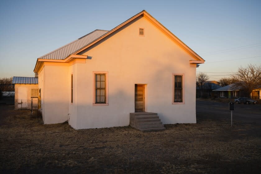 Spanish was forbidden at the segregated West Texas school, Blackwell School, for Mexican American children since its founding in 1909