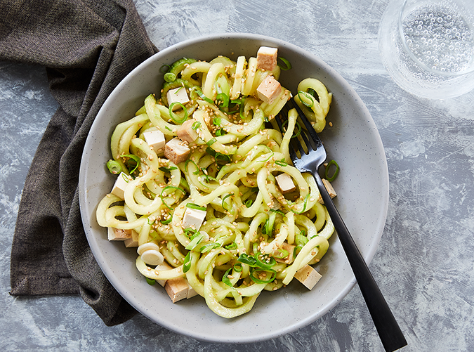 Cold Sesame Cucumber Noodles