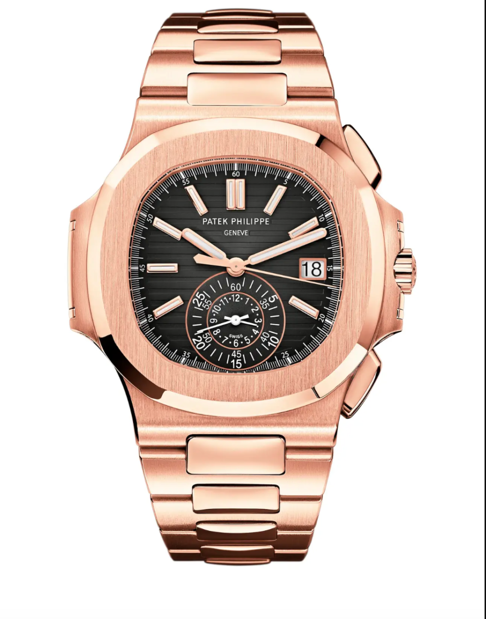 Der Patek Philippe Nautilus Chronograph aus der aktuellen Kollektion der Marke kostet 108.820 Dollar (etwa 98.645 Euro).  - Copyright: Patek Philippe