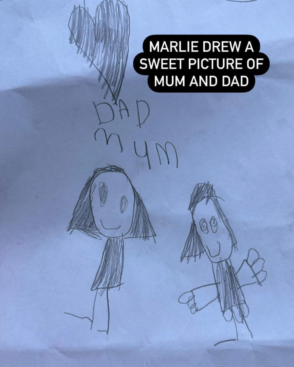 Laura Byrne's daughter's drawing