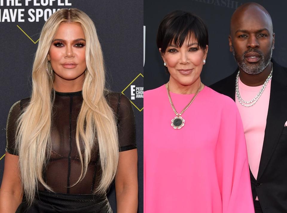 Khloe Kardashian, Kris Jenner, Corey Gamble