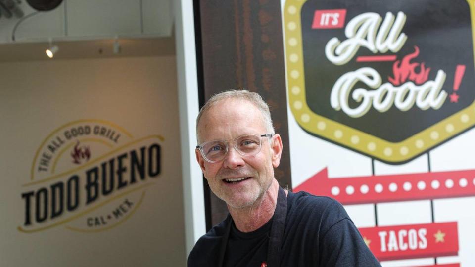 John MacKinnon has opened Todo Bueno, the All Good Grill upstairs at the San Luis Obispo Public Market.