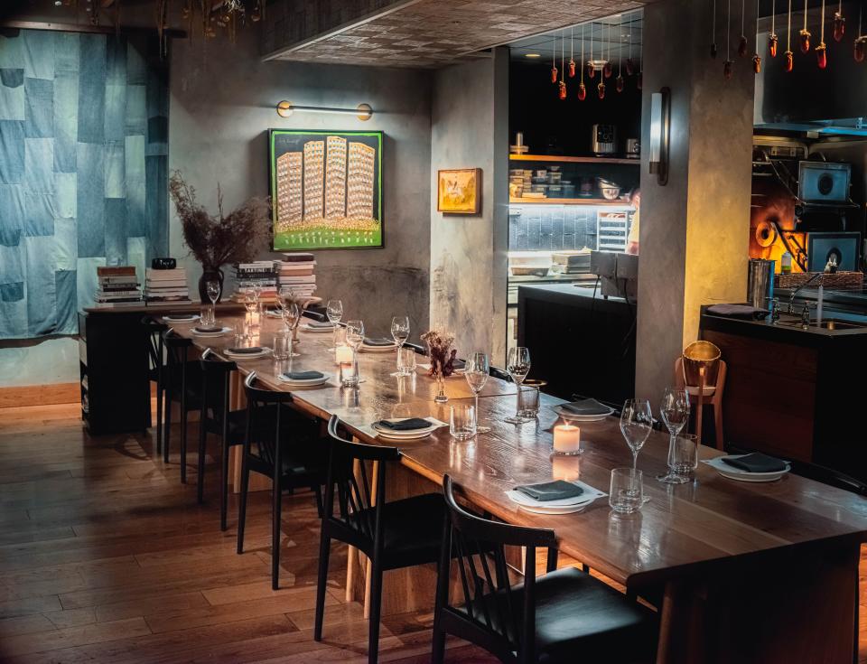 The semi-private dining area at Audrey is available to be booked through chef Sean Brock's new private dining and catering service.