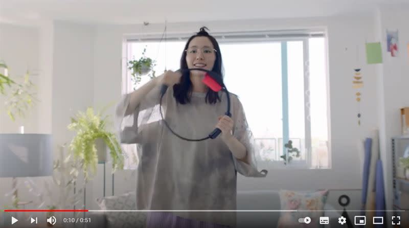 新垣結衣代言的健身環廣告，在1日推出新宣傳影片。（圖／翻攝自YouTube）