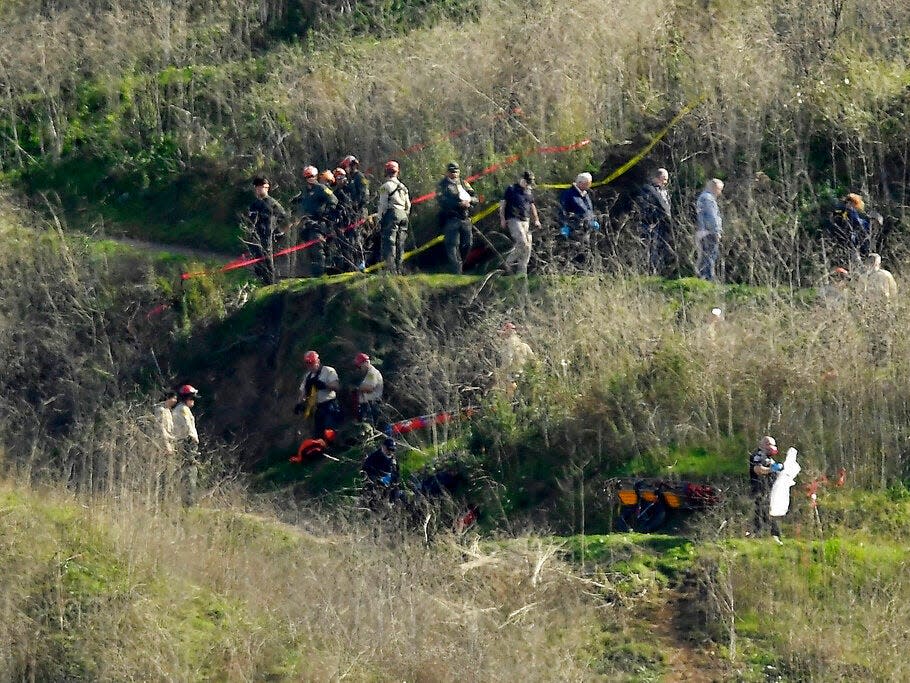 Kobe Bryant helicopter crash site