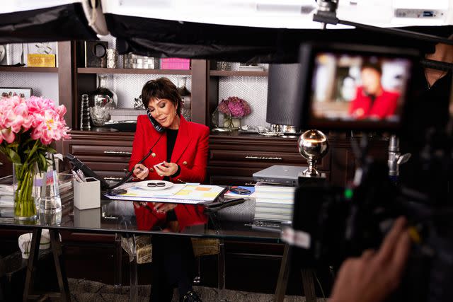 <p>OREO</p> Kris Jenner in the Oreo Super Bowl commercial