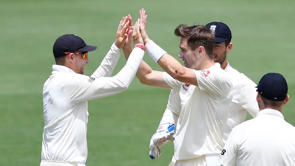 Woakes ripped through the CA XI on Wednesday. Pic: Getty