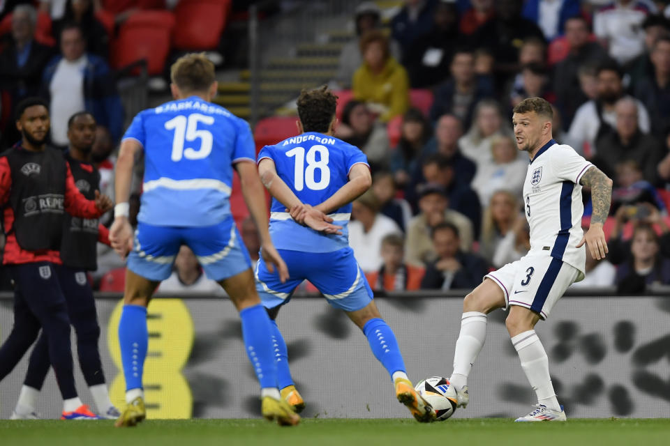 Kieran Trippier no suele ocupar la lateral izquierda en su club, pero Gareth Southgate le ha pedido mantenerse en esa posición con el seleccionado inglés. (Foto: Alex Nicodim/NurPhoto via Getty Images)