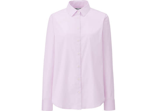 Uniqlo Women Supima Cotton Long Sleeve Shirt