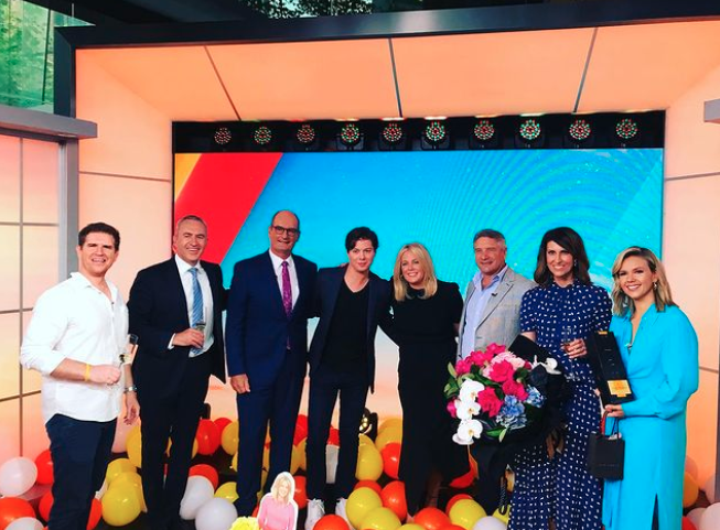 Samantha Armytage and Sunrise cast