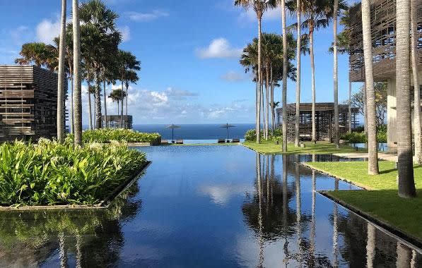 The family are staying at Alila Villas Uluwatu. Source: Instagram