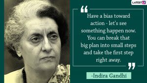 Quotes by Indira Gandhi| (Picture Credits: File Image)