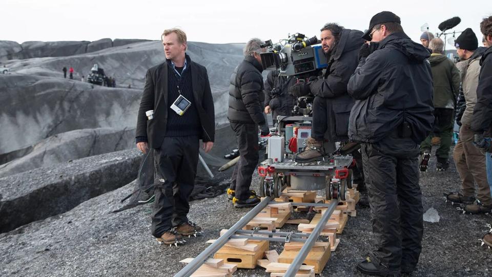 Christopher Nolan en el set de Interestelar (Imagen: The Hollywood Reporter)