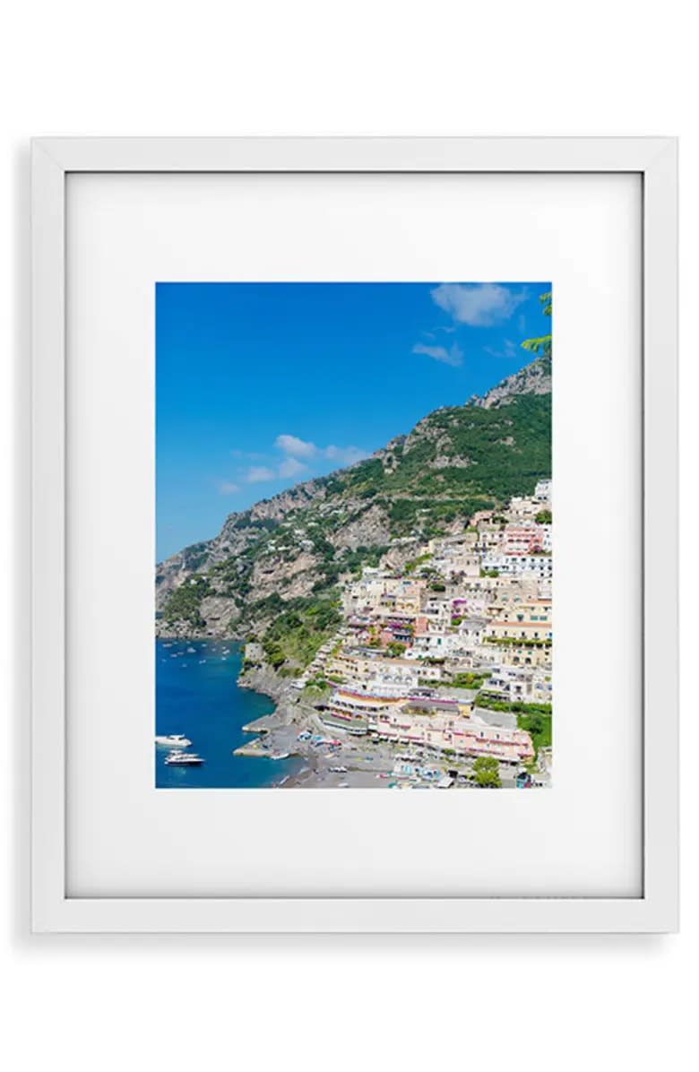 Deny Designs Amalfi Framed Art Print