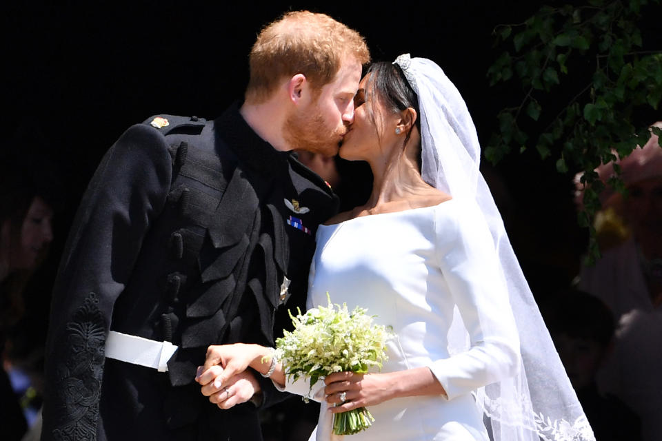 Prinz Harry und Herzogin Meghan spendeten die Blumen ihrer Hochzeit für den guten Zweck. (Bild: Getty Images)