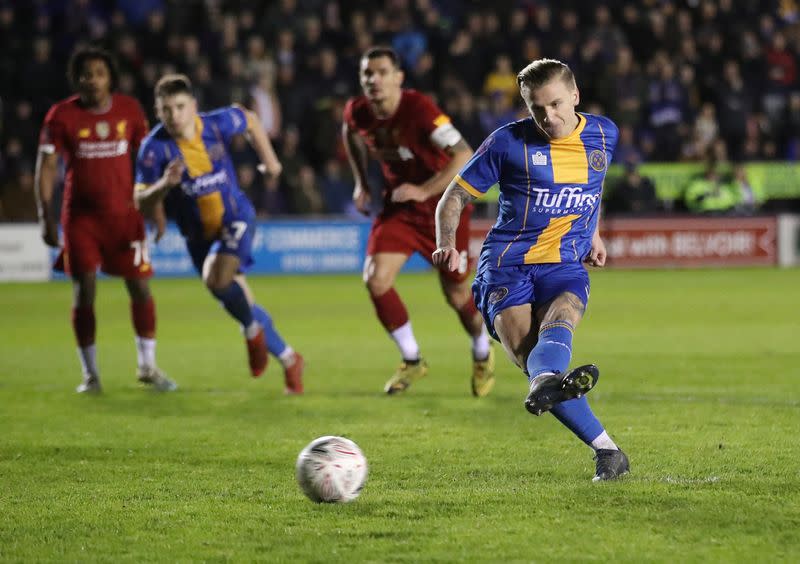 FA Cup Fourth Round - Shrewsbury Town v Liverpool