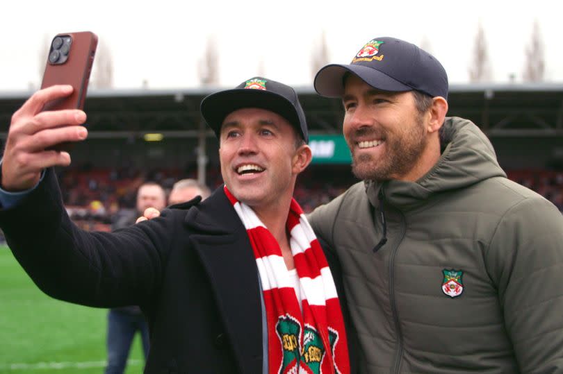 Wrexham's owners Rob McElhenney (left) and Ryan Reynolds. -Credit:FX Networks